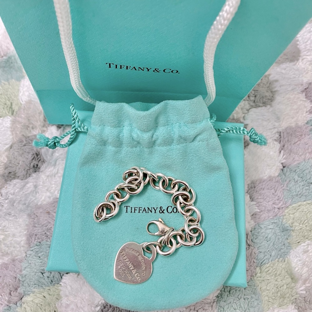 Tiffany Love Heart Tag Bracelet